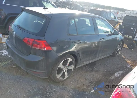 2015 Volkswagen Golf Gti 2.0T S 4-Door из США, поврежденный, VIN 3VW4T7AU8FM054166